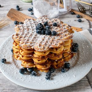 Waffeln im Cafe Beelitz